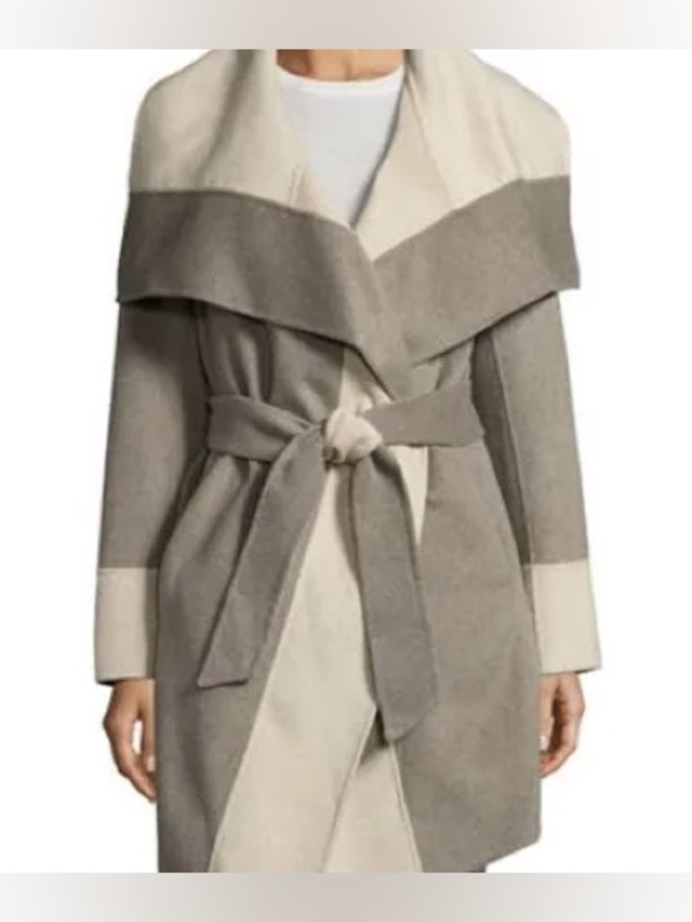 Diane von Furstenberg Lexington Reversible Wrap Coat